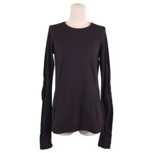 Lululemon Runderful Long Sleeve Black Sz 10